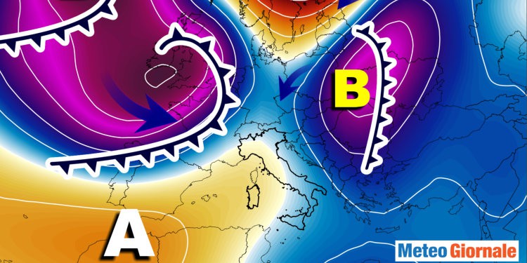 Meteo, nuova forte perturbazione alle porte del Weekend