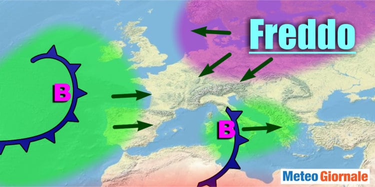 Meteo, Perturbazione e Ciclone verso Sud, ma piogge e Neve anche al Nord