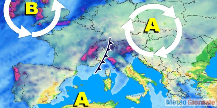 Meteo, inizio settimana con nuovo Anticiclone con disturbi d’Autunno in vista