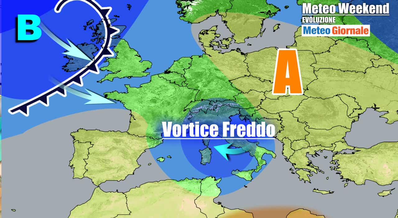 Weekend con meteo in peggioramento