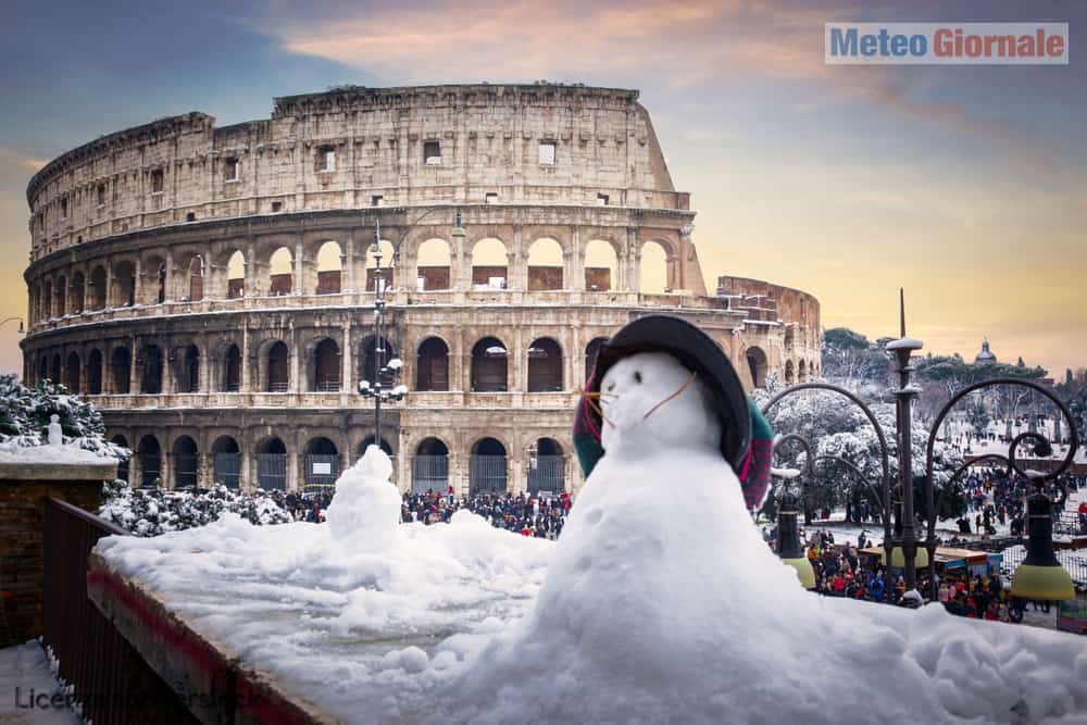 La neve in Italia, da nord a sud