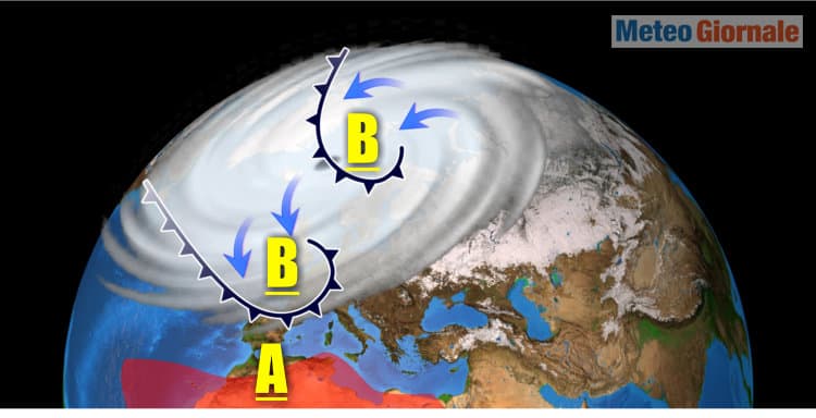 Meteo Weekend, Maltempo tra Sabato e Domenica, poi l’Alta Pressione ci prova, ma subito Stop