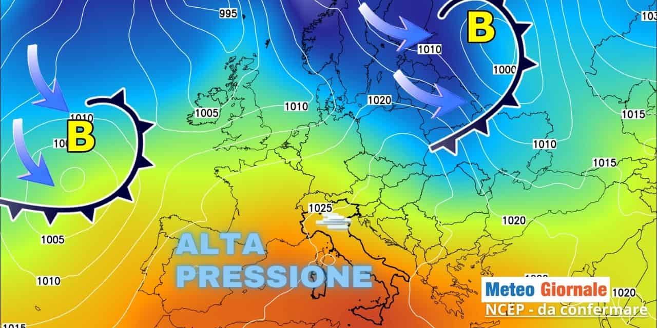 meteo 15 giorni con alta pressione 4661