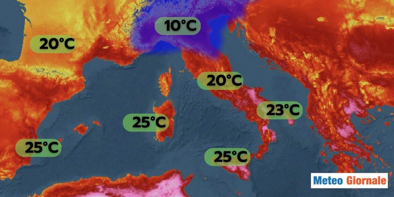 meteo con ondata di caldo 4555