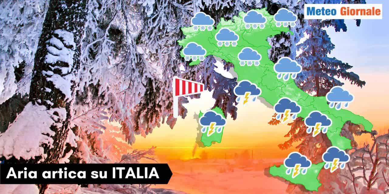 meteo con piogge e temporali neve 6961