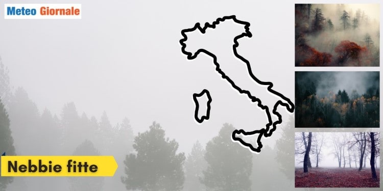 Meteo, piogge in attenuazione. Ora è incubo nebbia!