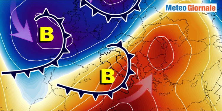 Meteo, Weekend con pioggia, vento e neve in basso. Poi arriva il gelo in parte d’Italia