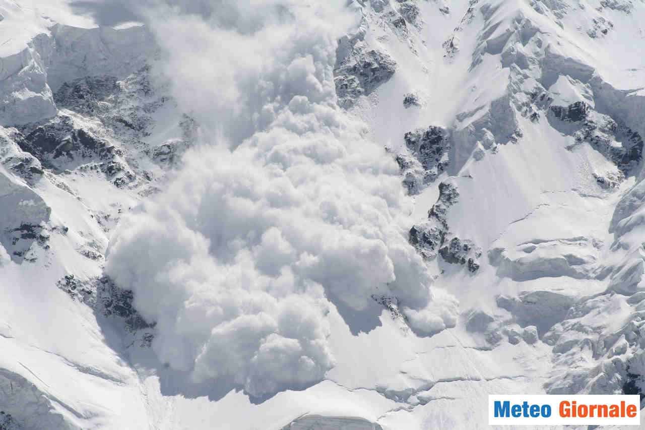 C'è rischio valanghe in montagna