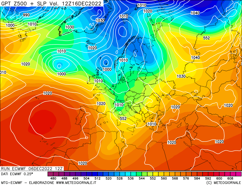 Crudo meteo d’Inverno? Doppio blocco gelido in Groenlandia e Urali, il peggio del peggio e NAO nagativissima 4 z500 240