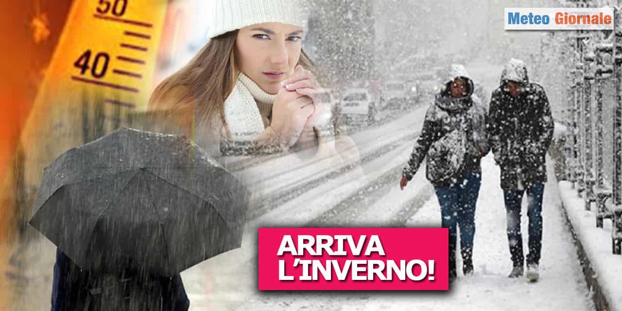 Meteo: l’Autunno sta finendo! Si piomba in INVERNO!
