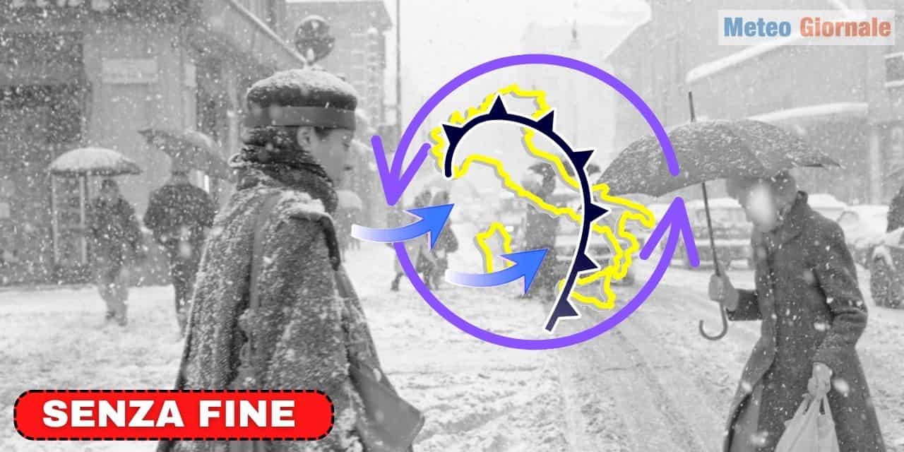 METEO: la neve che fa storia a Genova, Milano, Torino, Bologna, Brescia, Verona, Trieste, Venezia