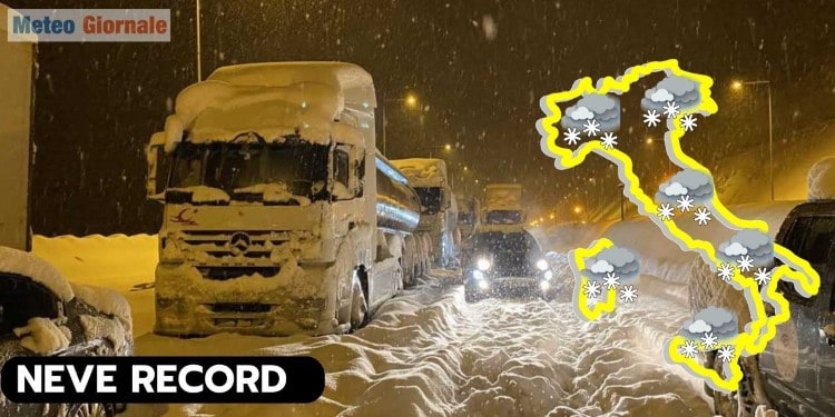 Meteo: la neve può bloccare mezza Italia. Imparare dal passato conviene