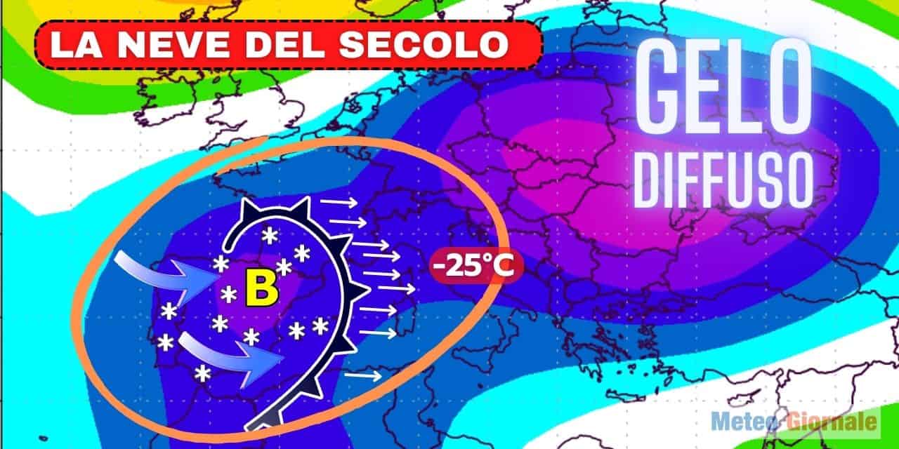 METEO: ecco la peggiore tempesta di neve verso l’Italia. Gli effetti