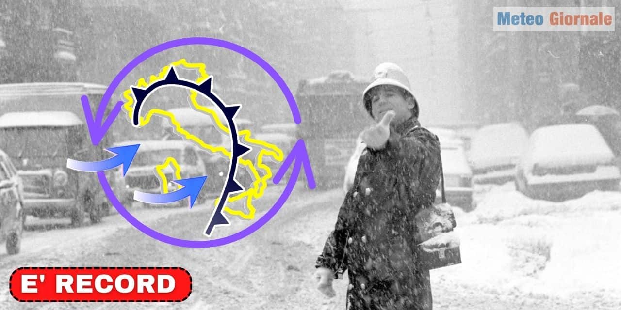 METEO: reale evento di 1 metro di neve. Siamo pronti ad affrontarla in pianura