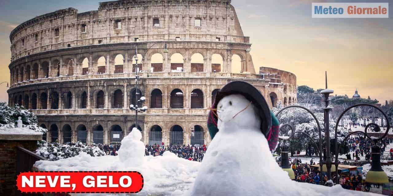 Meteo, ecco l’ultima botta gelida di Gennaio. Un caos