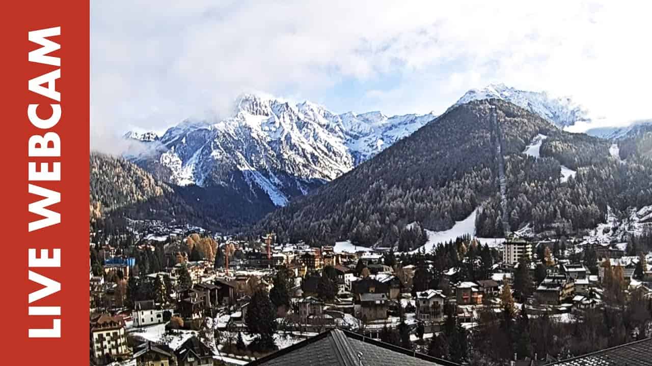 Diretta da Ponte di Legno, fantastico centro sulle Alpi. Video Meteo
