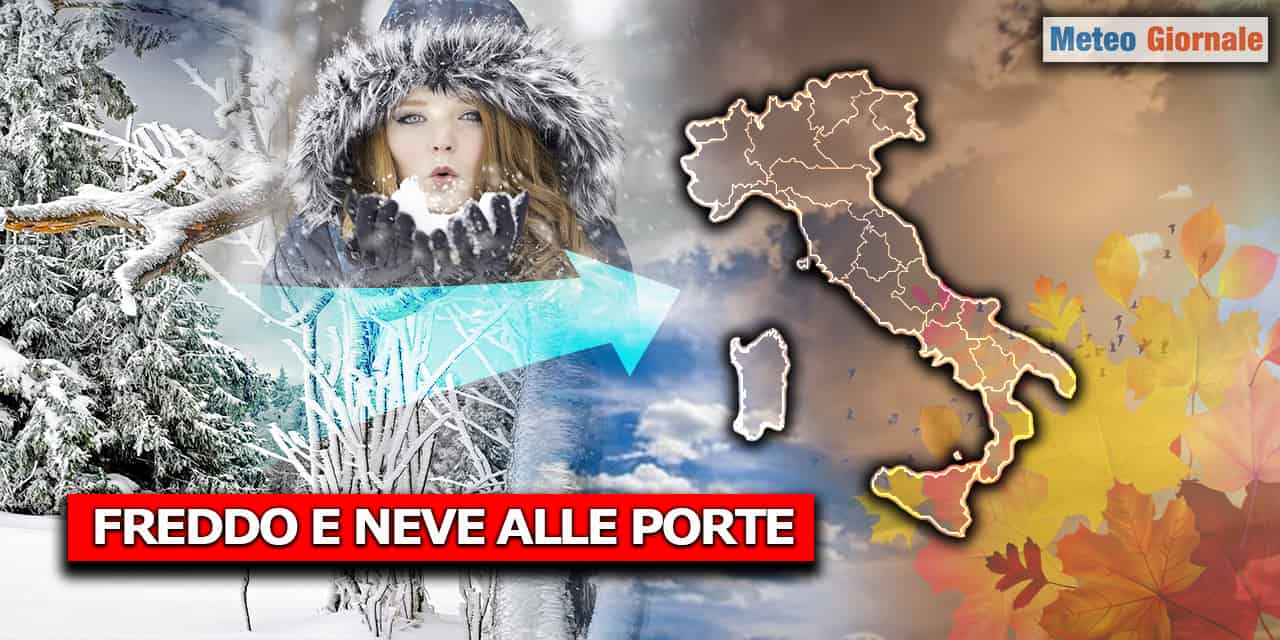 freddo neve alle porte meteogiornale 170123