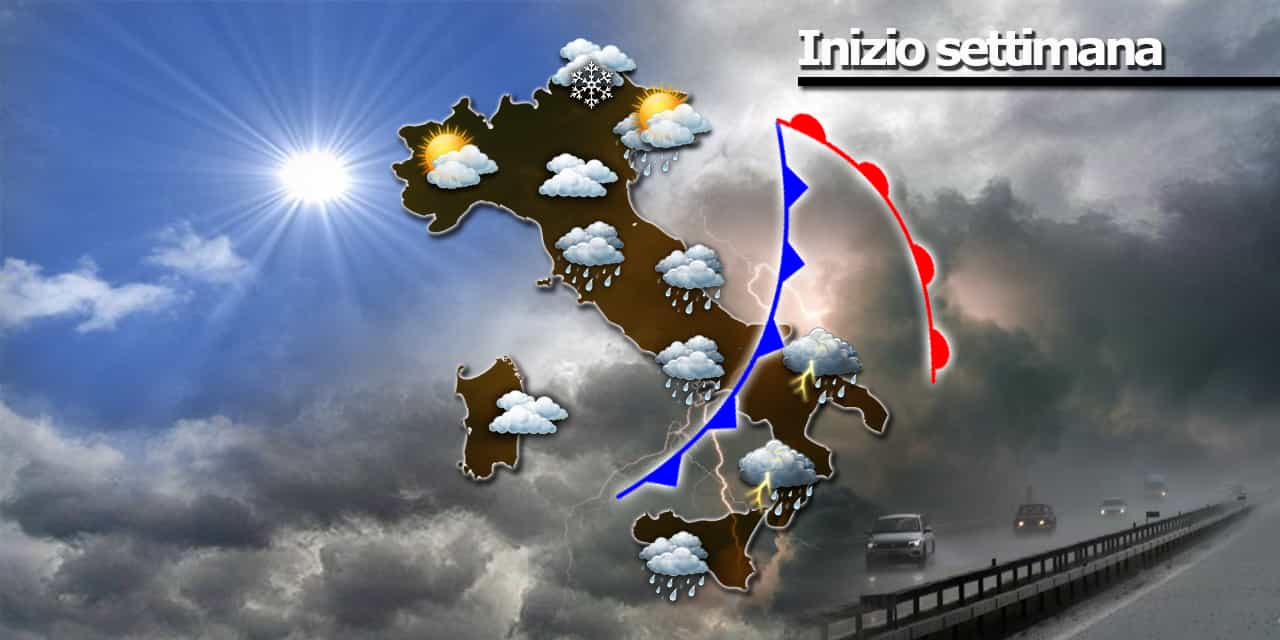 Meteo, inizio di Settimana perturbato, poi altre sorprese