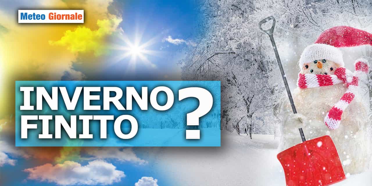 inverno finito meteogiornale 240123