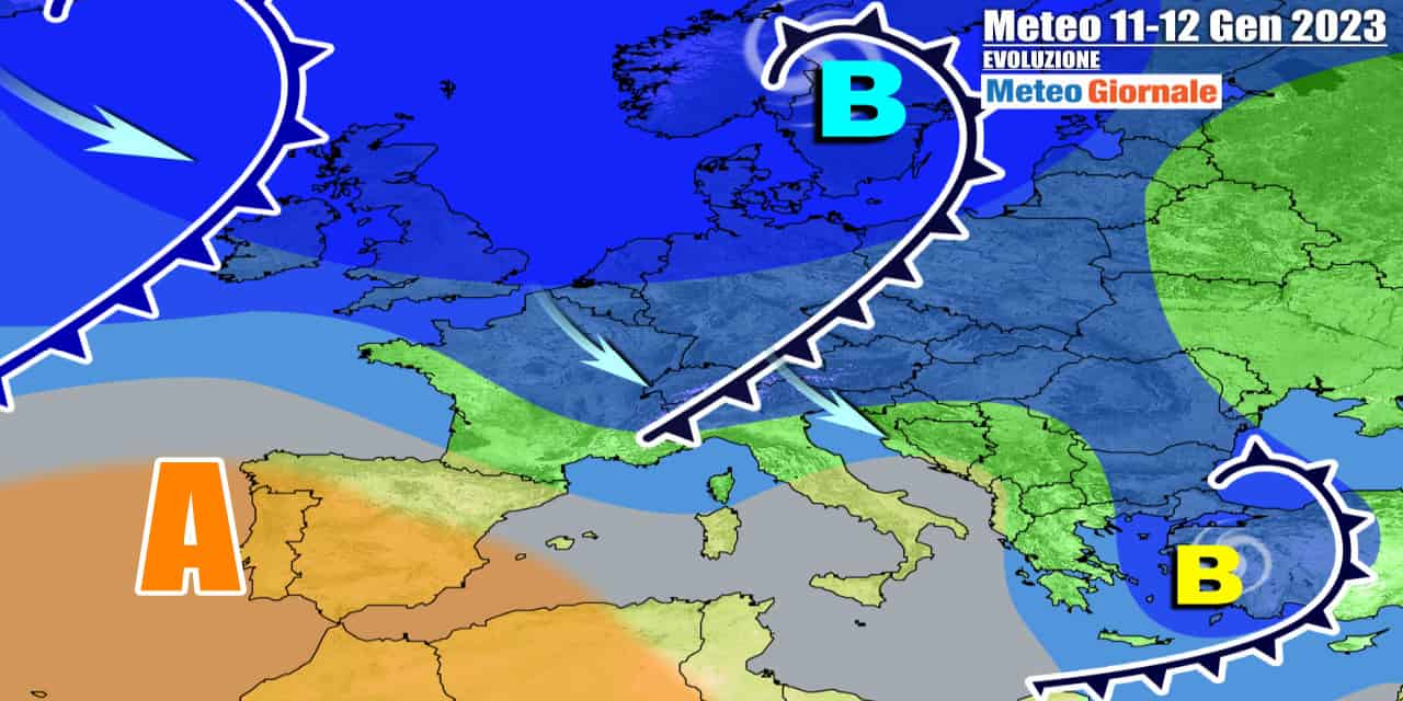 Meteo Italia: riecco pioggia e neve, novità importanti in settimana
