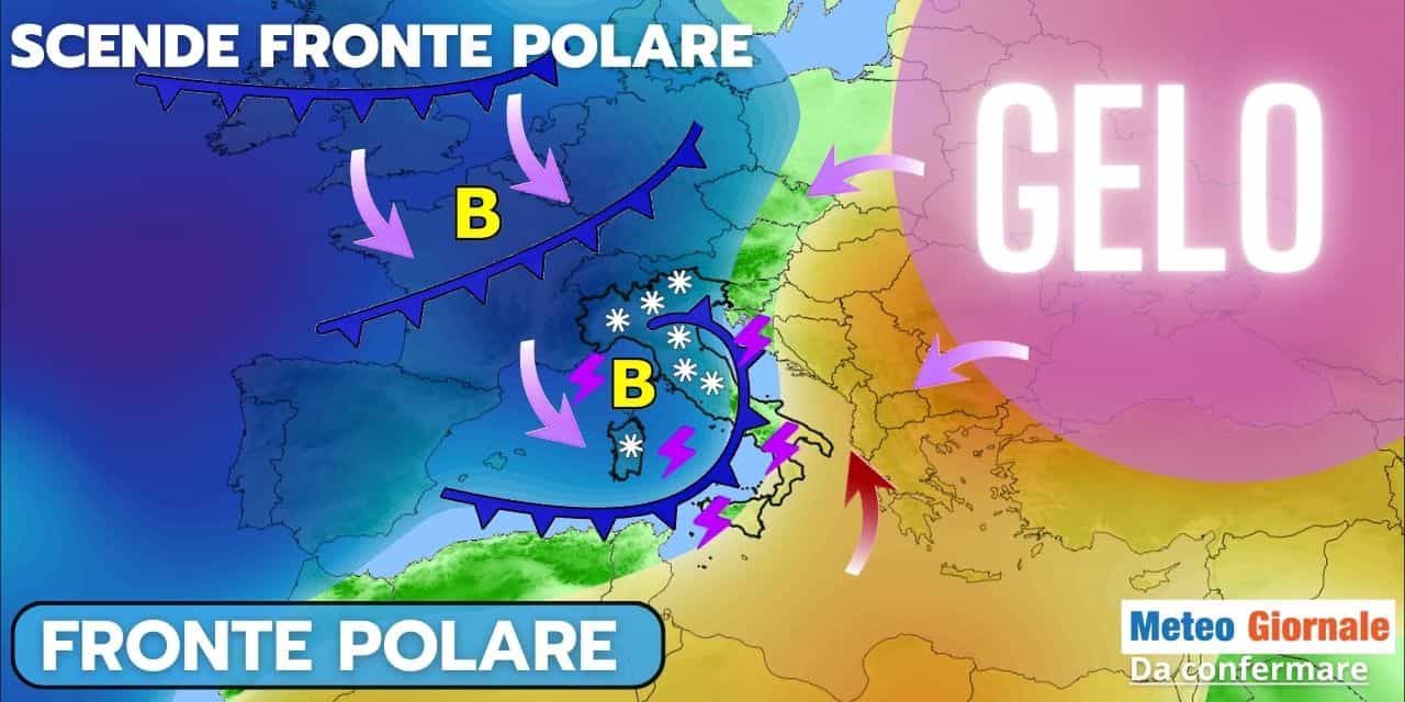 Meteo 15 giorni: piomba l’Inverno. Neve sino a quote molto basse