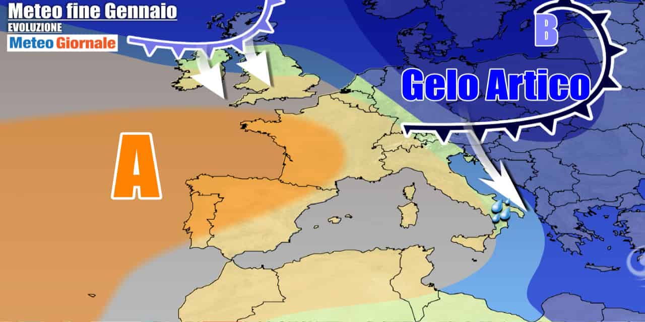 Un po' meno freddo, ma la prossima settimana nuova irruzione artica