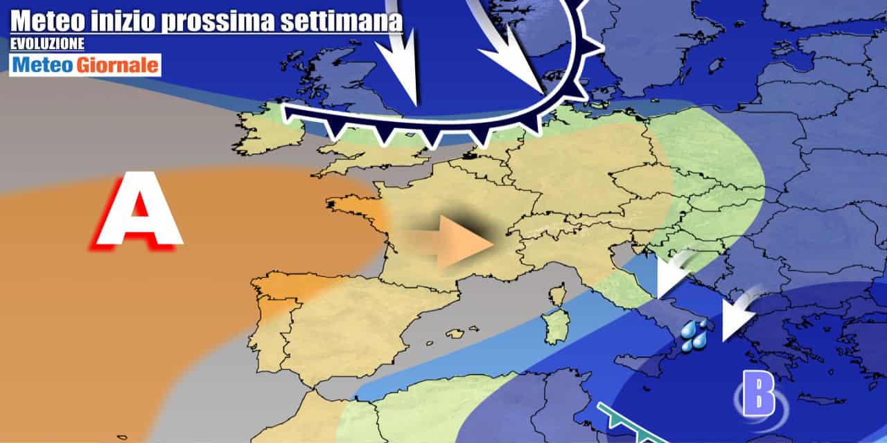 Piccola tregua ad inizio settimana, poi ancora freddo e clima invernale