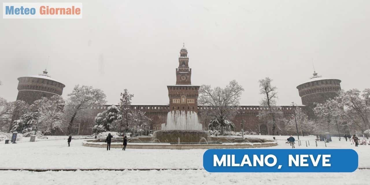 meteo e neve milano