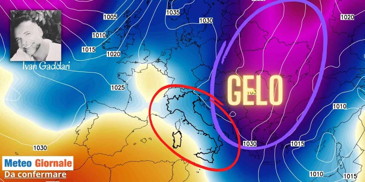 meteo giornale 15 giorni alta pressione e gelo
