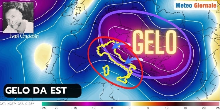 Meteo 15 giorni, il Gelo avanzerà verso l’Italia. Rischio di Neve in varie regioni