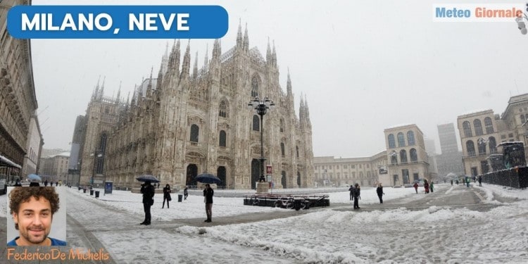 Meteo, la Neve a MILANO entro Febbraio 2023