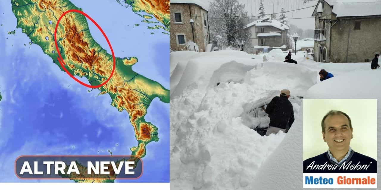 Meteo, Appennino sommerso già da 2 metri di neve. Previste forti nevicate e gelo