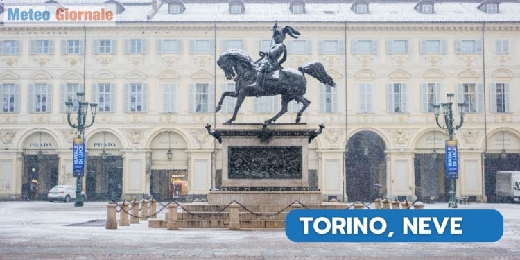 Meteo, arriva la Neve a TORINO, tanto gelo. Inverno in piena regola