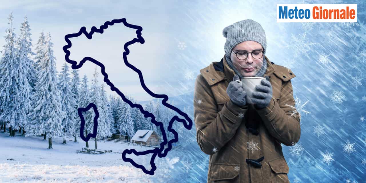 Freddo e neve sull'Italia