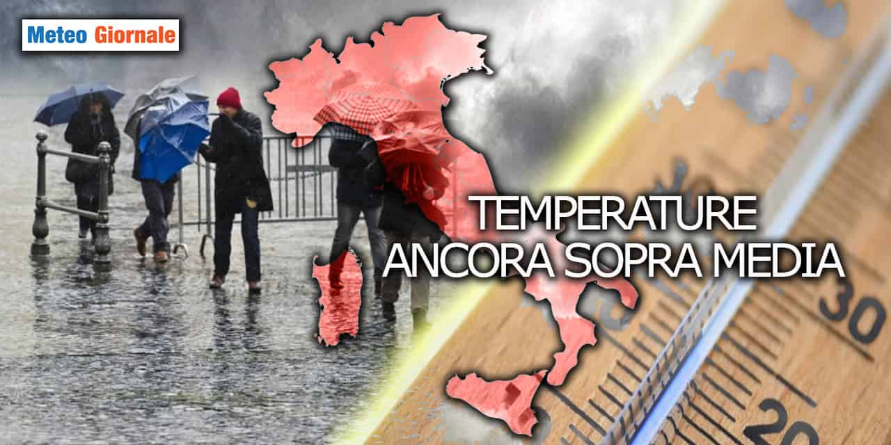 Meteo, Cambia il tempo, ma non le Temperature