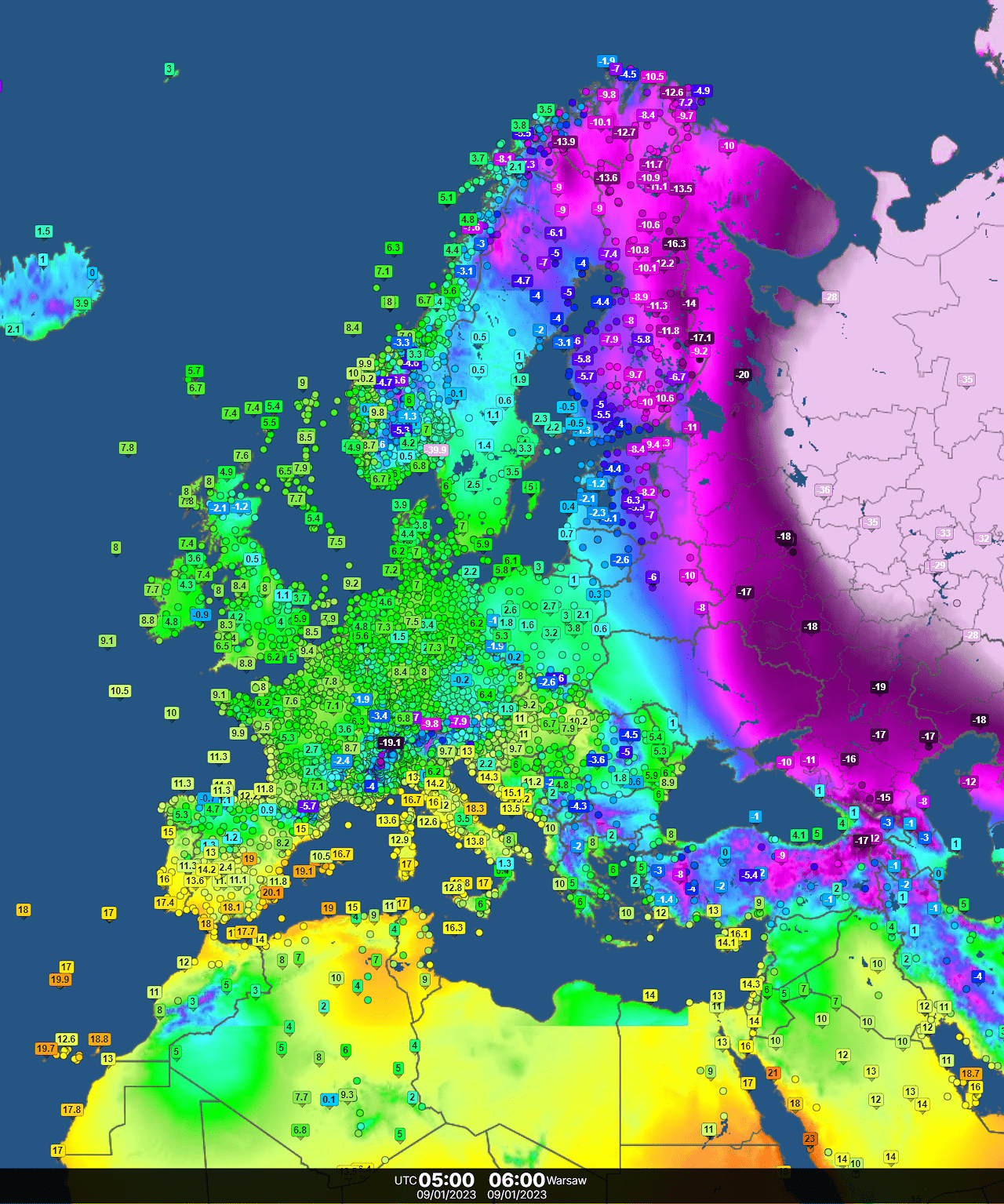 temperature 2023 1 9 5Z infoclimat.fr