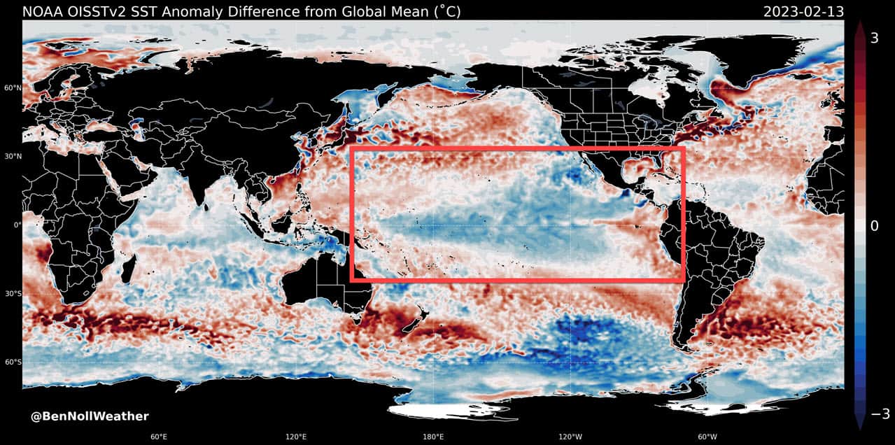 La Niña sta svanendo, ma è ancora viva e vegeta