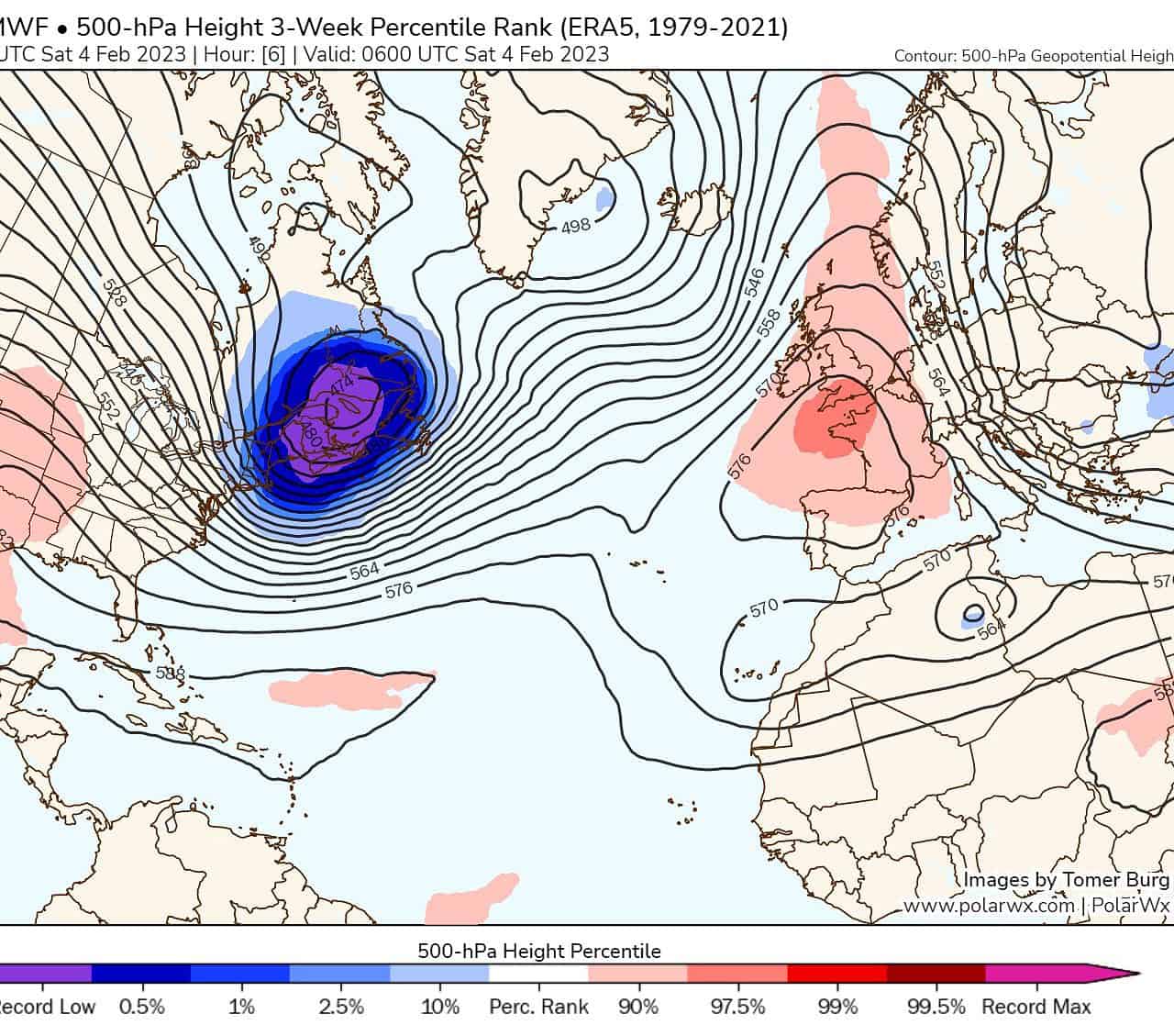 Meteo estremo record. Troposfera collassa nel Nord America