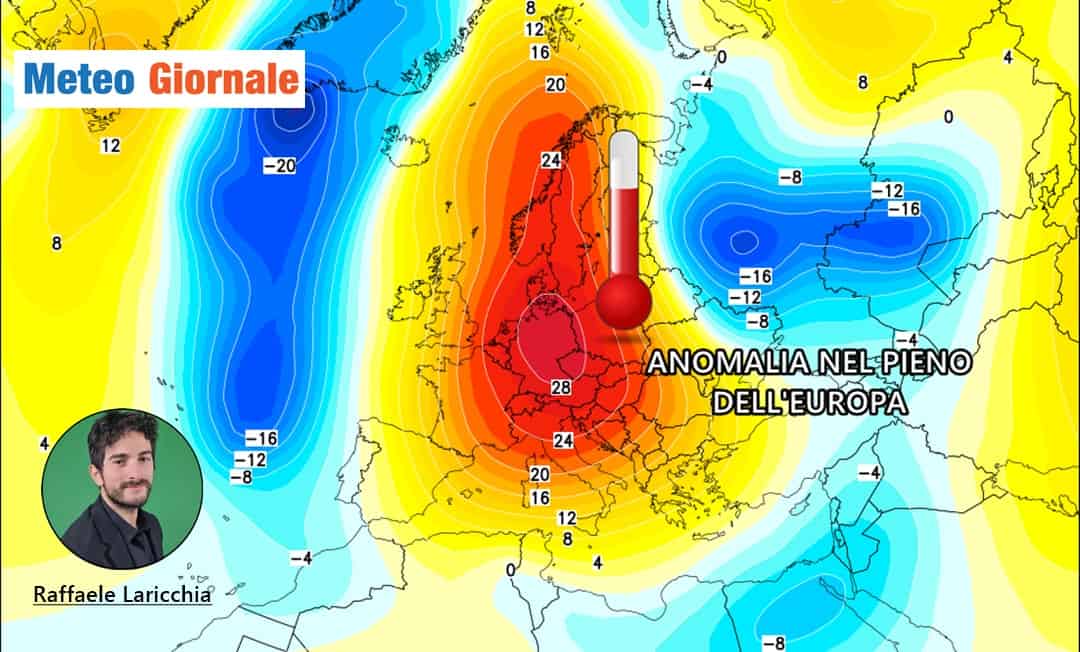 Meteo, pesante anomalia in vista a San Valentino