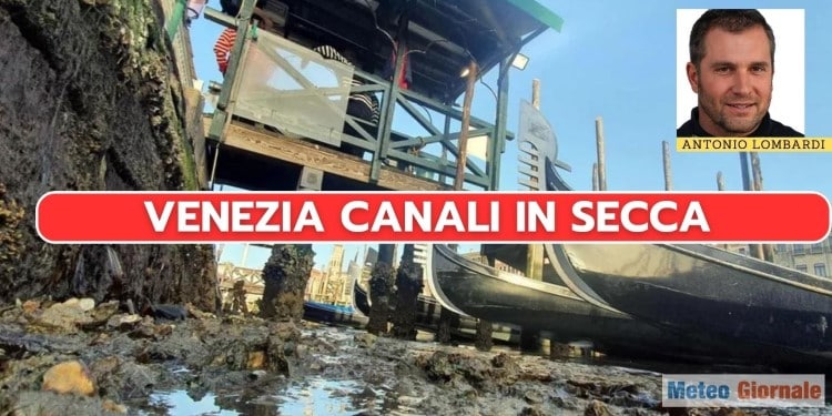 Venezia, canali in secca. È un serio problema