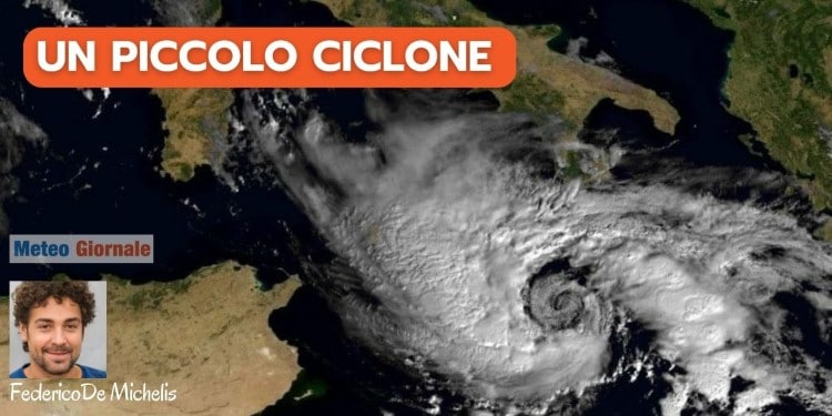 Meteo Sicilia, ancora un ciclone mediterraneo con similitudini tropicali