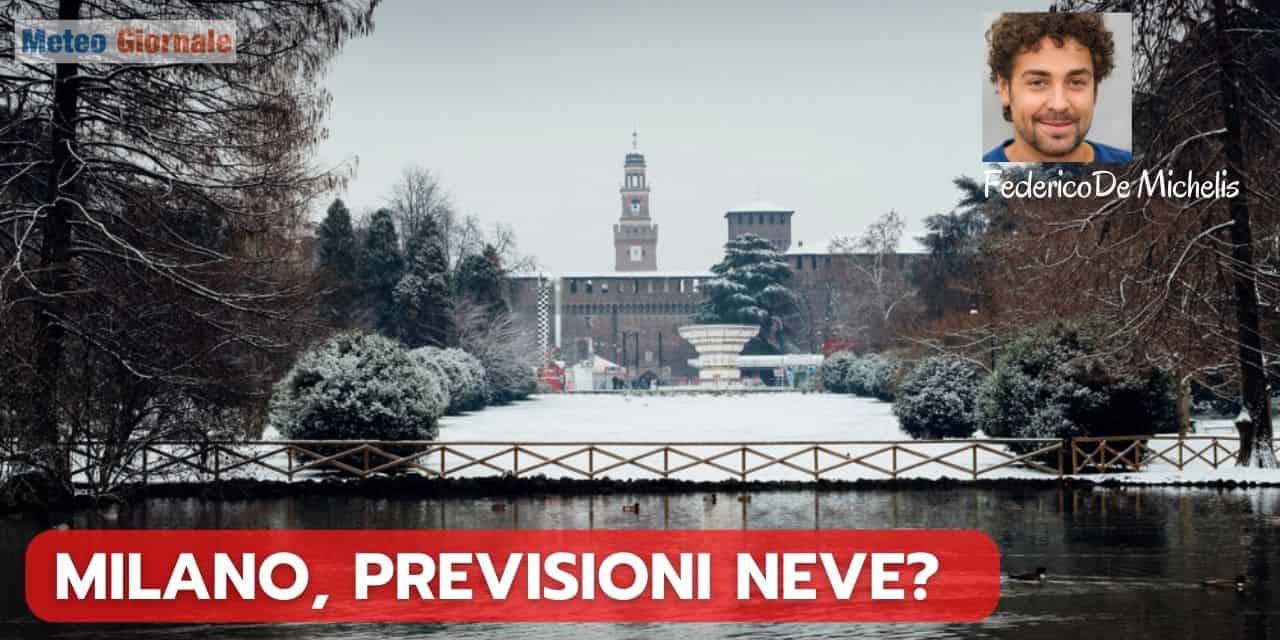 de michelis meteo neve milano prossimi giorni