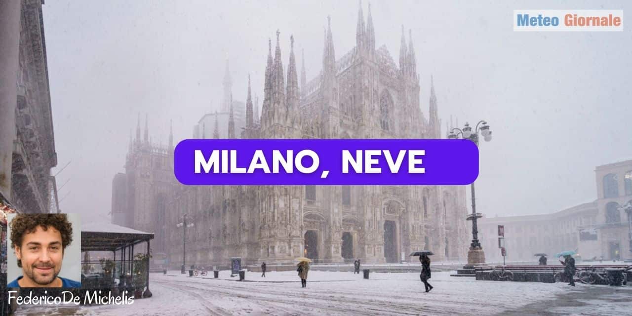 de michelis meteo neve milano