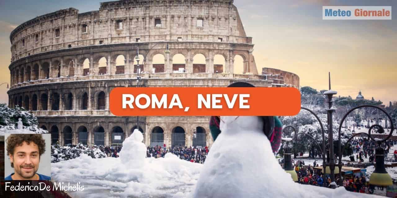 de michelis meteo neve roma