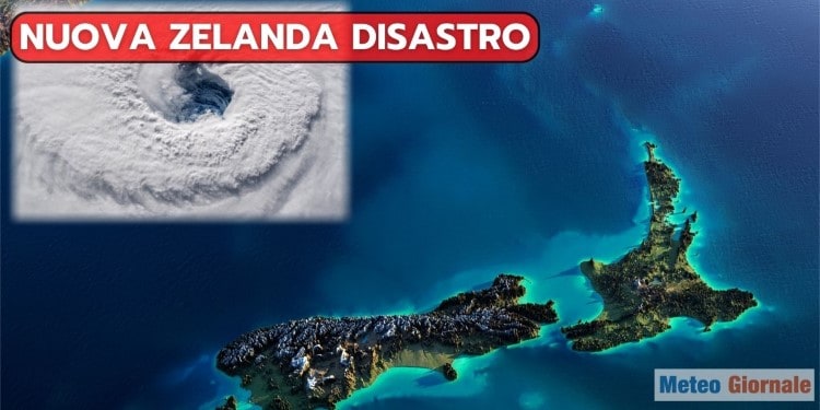 Un report dei danni del Ciclone Gabrielle in Nuova Zelanda: meteo devastante
