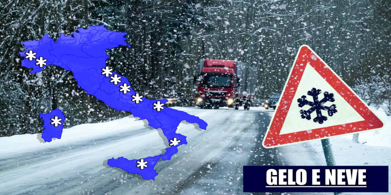 Ecco la neve dal weekend e poi a inizio prossima settimana