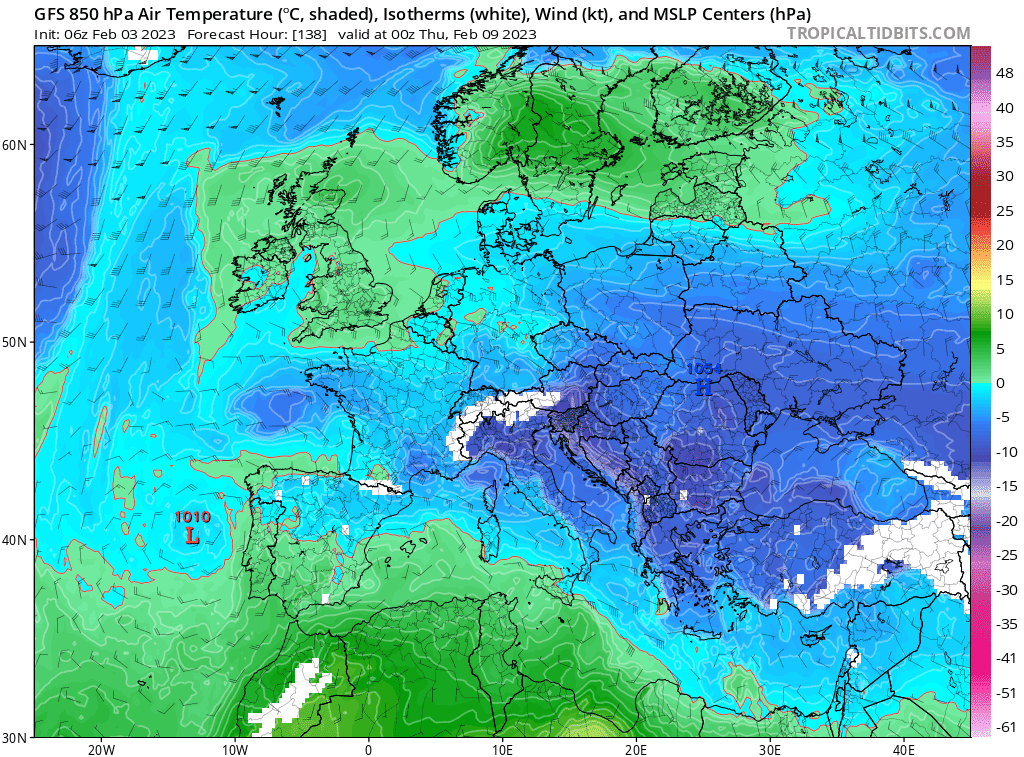 gfs T850 eu 24