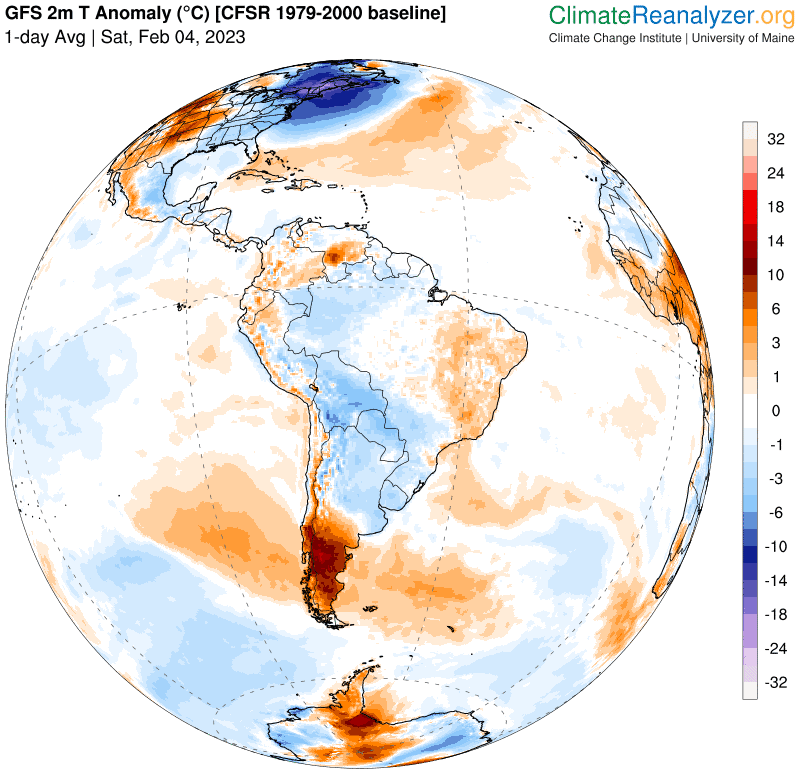 Meteo estate “terribile” in Cile e parte dell’Argentina, con caldo record