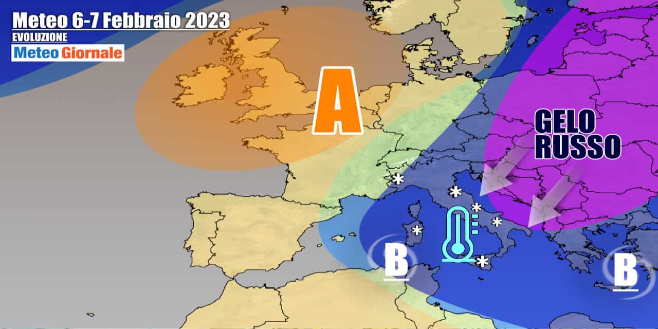 Italia al freddo ad inizio settimana