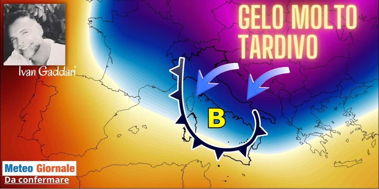 meteo giornale 15 giorni gelo molto tardivo 2321